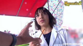 CARNE DEL MERCADO-#Matilde Ramos-温Colombianaが吹くとFucksハードコアガンと彼女はすぐにた