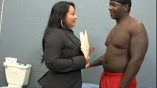 Latina Peguam Fucks Dia Orang Kulit Hitam Di Sel